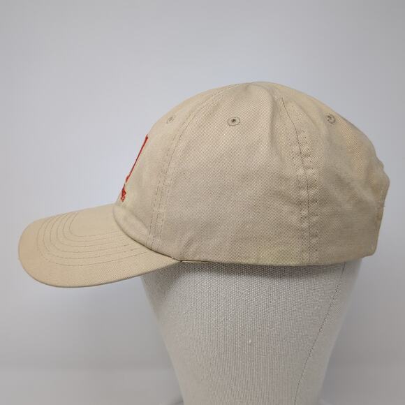 Hornady Strapback Baseball Cap Brown One Size Adjustable Embroidered 6 Panel - Picture 3 of 8